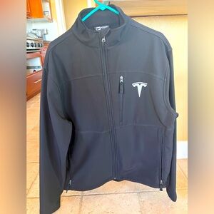 Tesla corporate jacket mens L  fleece lined